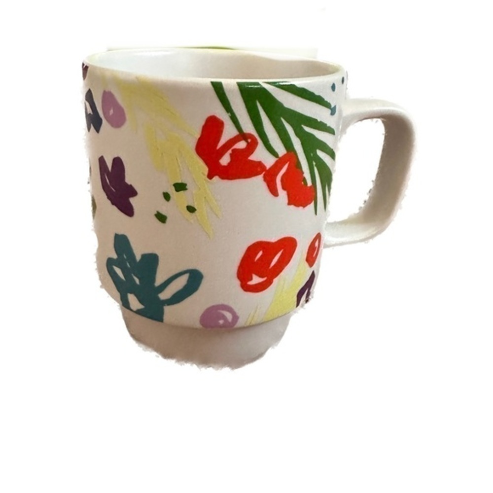 Starbucks | 12oz ceramic floral mug